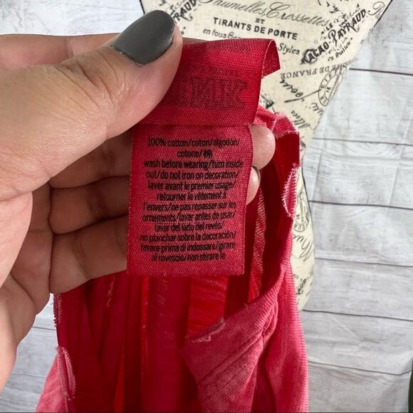 PINK by Victoria's Secret Long Sleeve Burnout Distressed Tee Size Extra Small - Picture 12 of 13